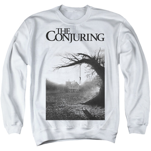 The Conjuring Poster White Crewneck Sweatshirt