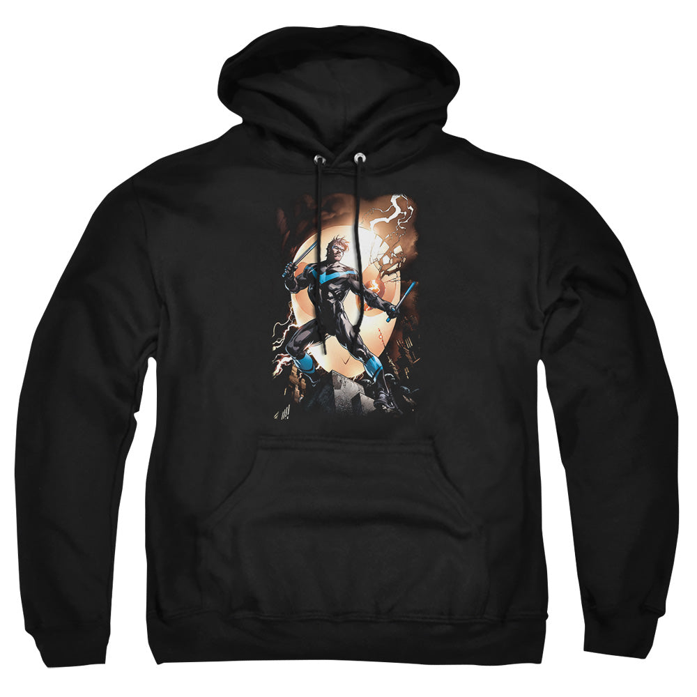 Batman Nightwing Against Owls Pullover Hoodie