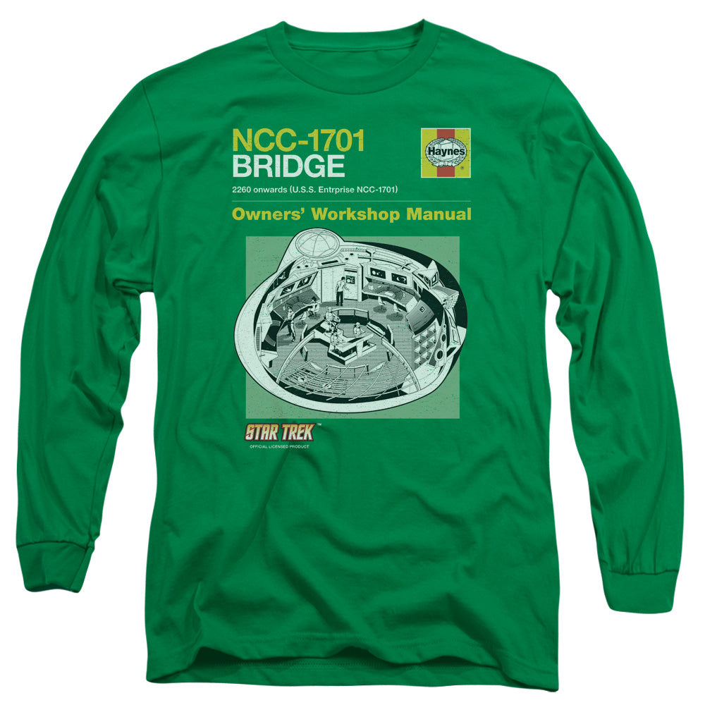 Star Trek Bridge Owners Workshop Manual Long Sleeve T-Shirt