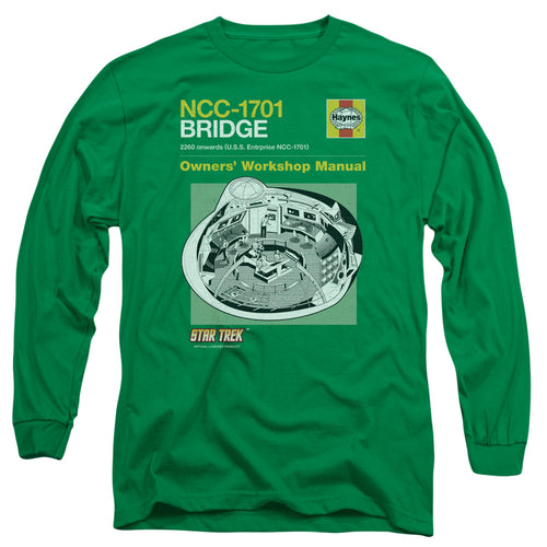 Star Trek Bridge Owners Workshop Manual Long Sleeve T-Shirt