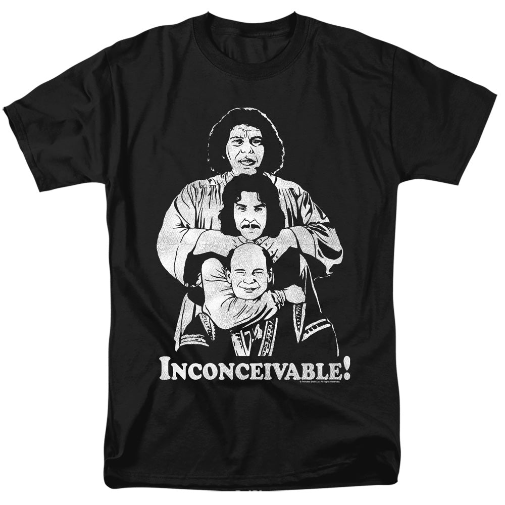 The Princess Bride Inconceivable Trio Black T-Shirt