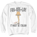 A Christmas Story Fra-Gee-Lay' Fragile Leg Lamp Crewneck Sweatshirt