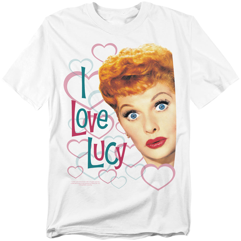 I Love Lucy Open Hearts T-Shirt