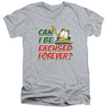 Garfield Excused Forever V-Neck T-Shirt