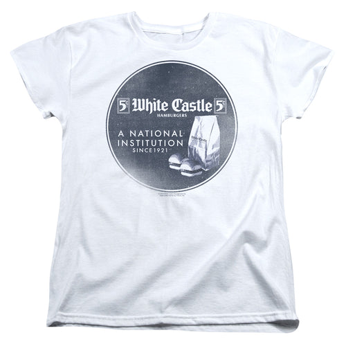 White Castle A National Institution Since 1921 Womens T-Shirt