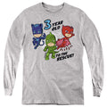 PJ Masks 3 Year Old to the Rescue Birthday Youth Long Sleeve T-Shirt