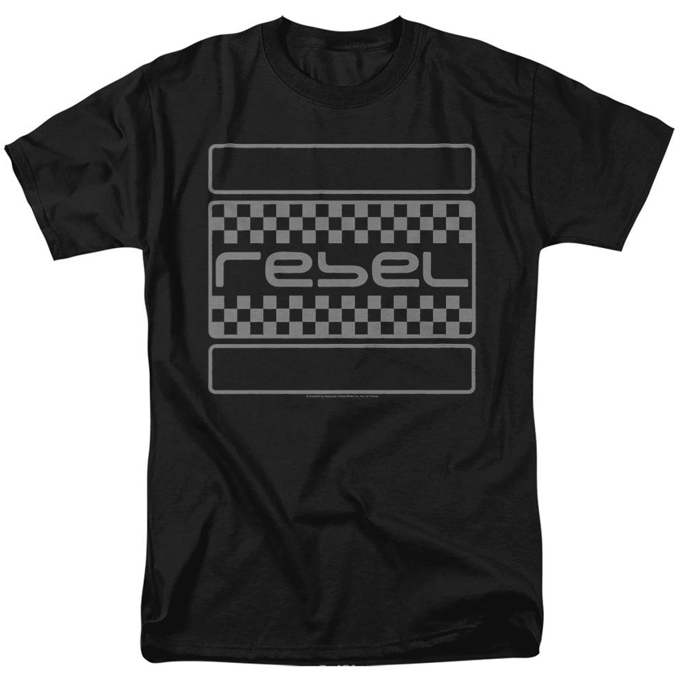 Honda Rebel Checkers Grey T-Shirt