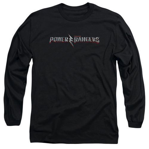 Mighty Morphin Power Rangers: The Movie Movie Logo Long Sleeve T-Shirt