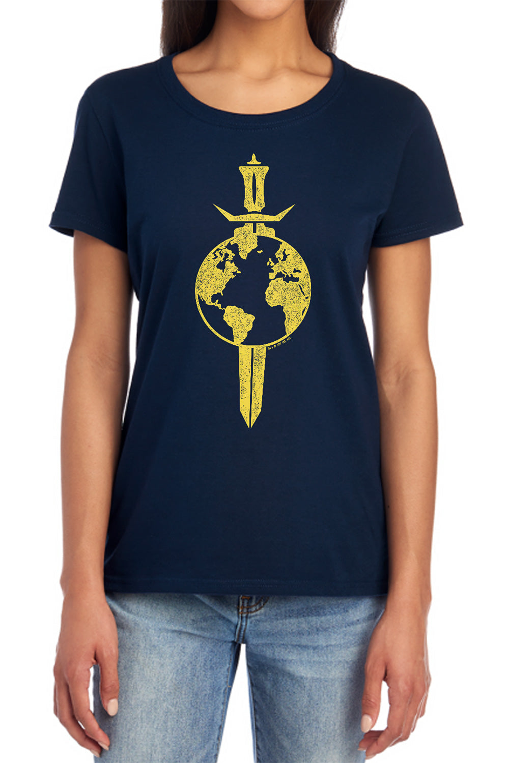 Star Trek Terran Empire Logo Gold Womens T-Shirt