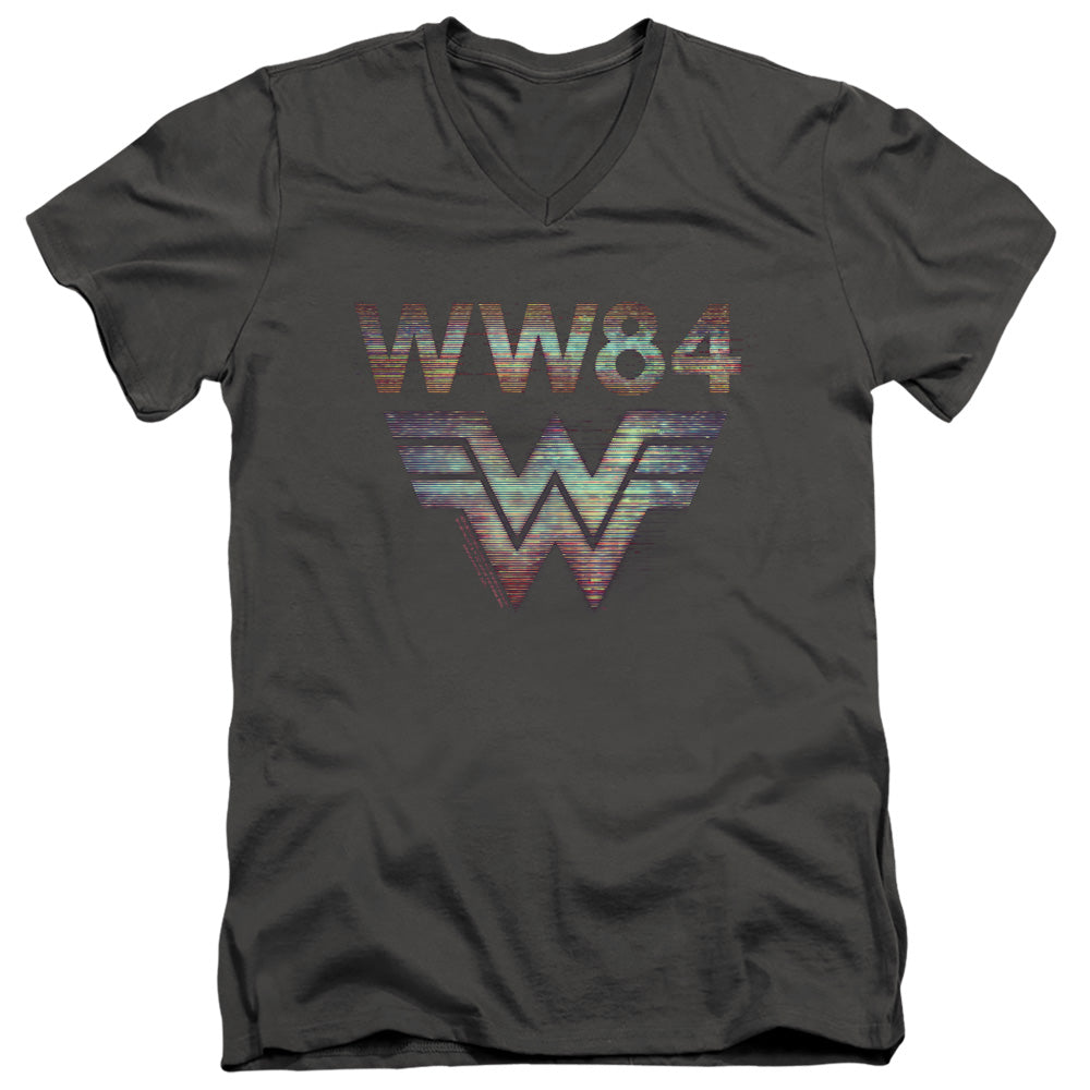 Wonder Woman 1984 Static TV Lines V-Neck T-Shirt
