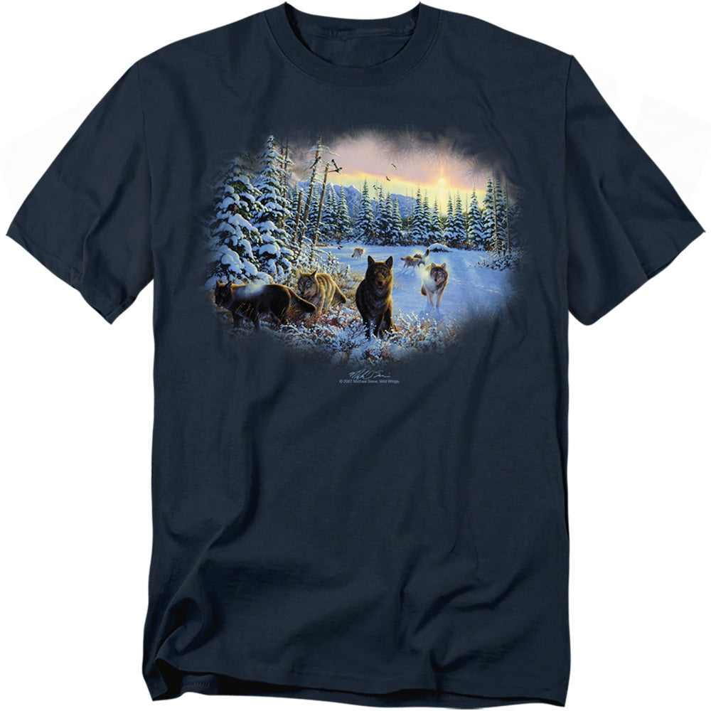 Wild Wings Hunter's Moon Wolves T-Shirt