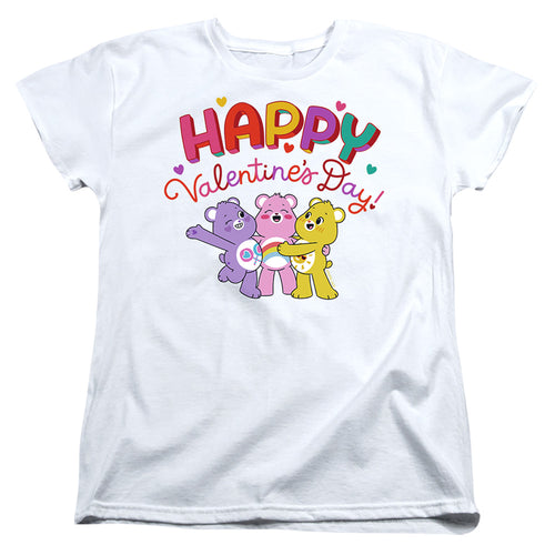 Care Bears Happy Valentine'S Day Womens T-Shirt