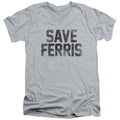 Ferris Bueller's Day Off Save Ferris V-Neck T-Shirt