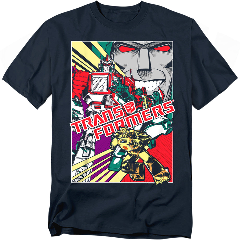 Transformers Comic Poster T-Shirt