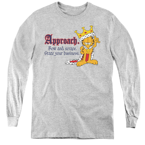 Garfield State Your Business Youth Long Sleeve T-Shirt