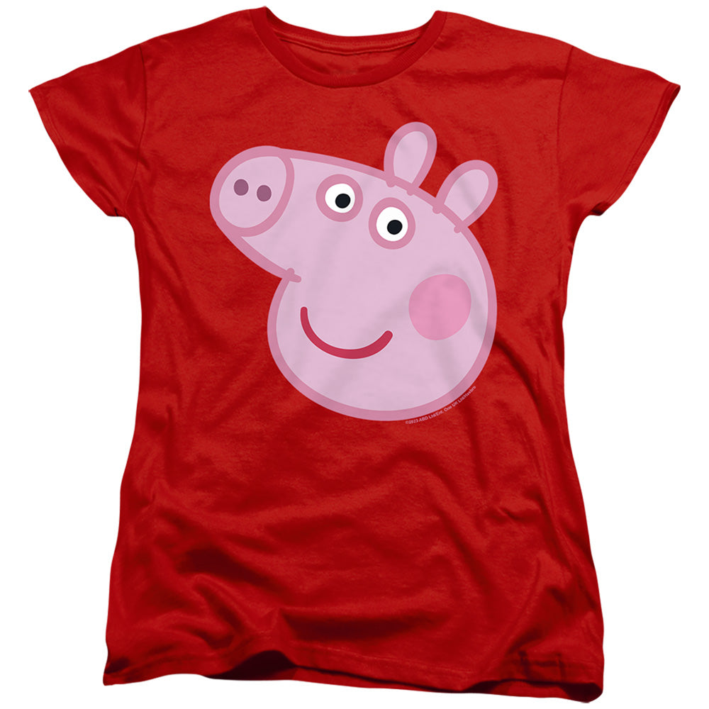 Peppa Pig Face Womens T-Shirt