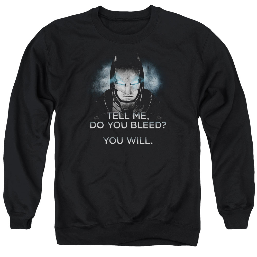 Batman v Superman Do You Bleed Crewneck Sweatshirt