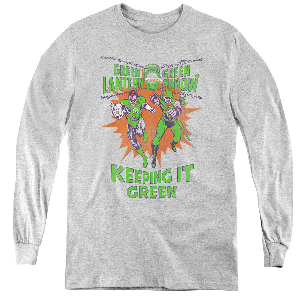 Green Lantern Keeping It Green Youth Long Sleeve T-Shirt