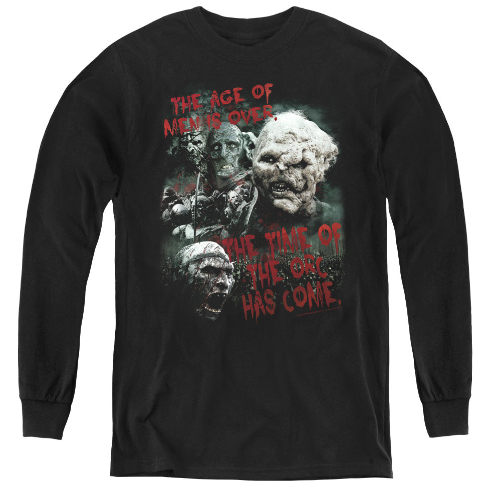 Lord of the Rings Time of the Orc Youth Long Sleeve T-Shirt