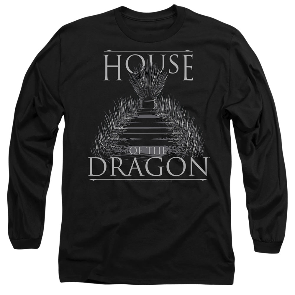House of the Dragon Sword Throne Long Sleeve T-Shirt