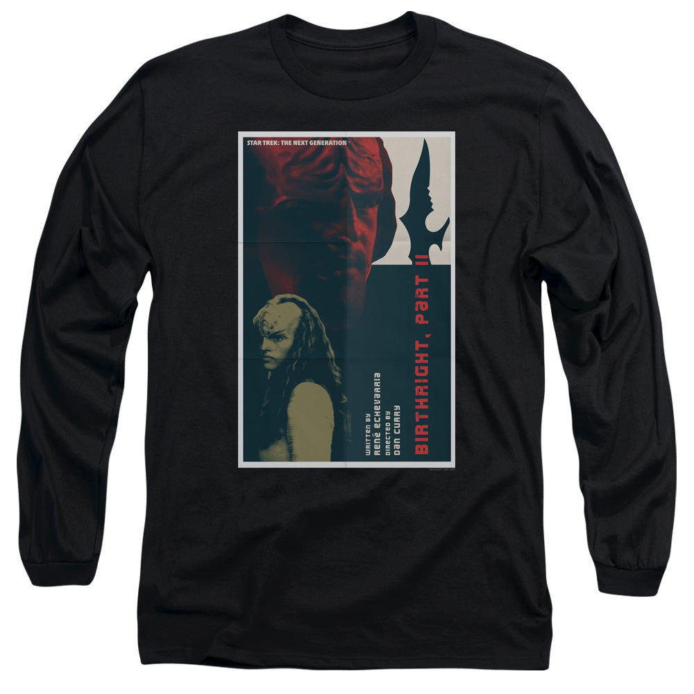 Star Trek Birthright Part II Black Long Sleeve T-Shirt