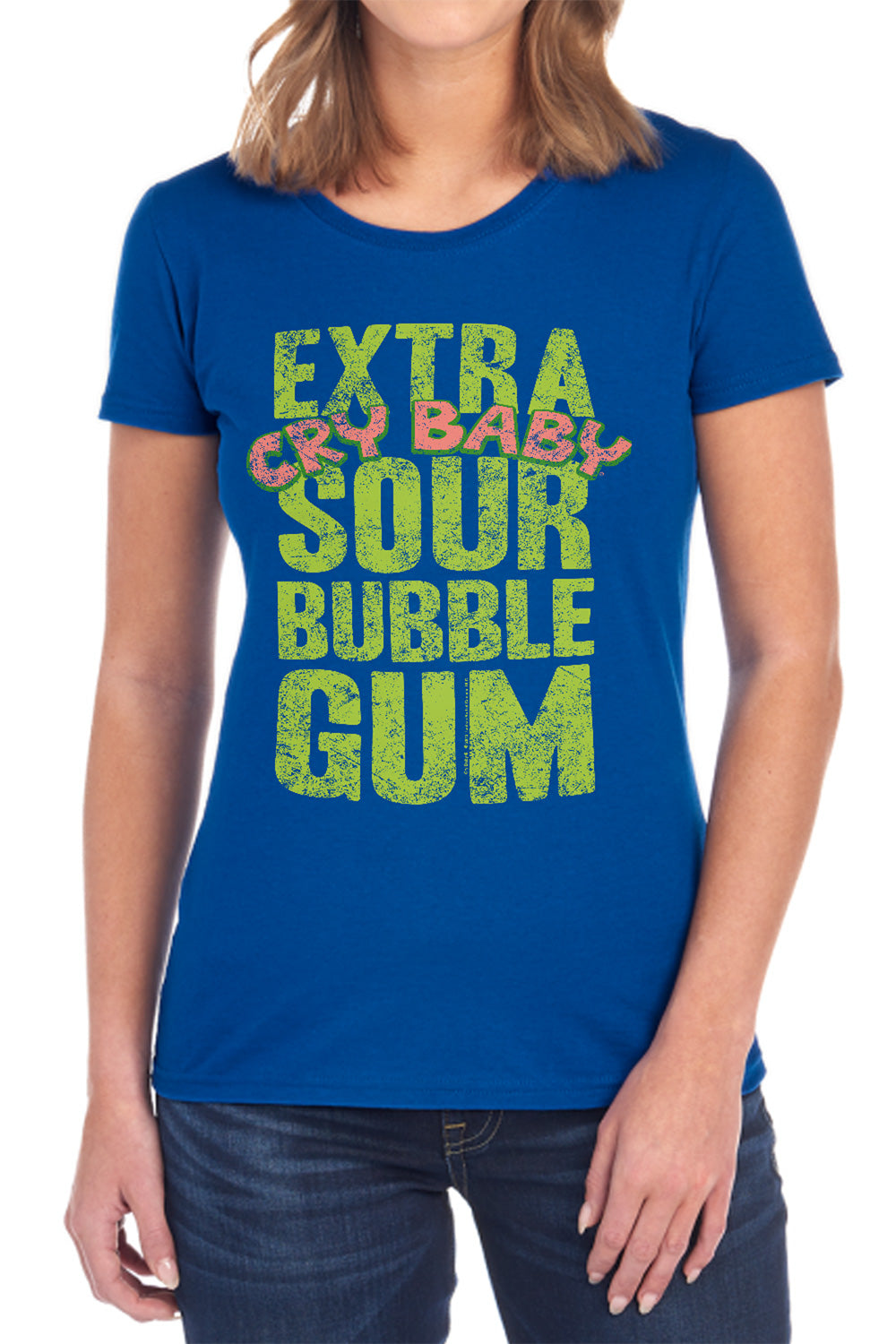 Dubble Bubble Extra Sour Womens T-Shirt