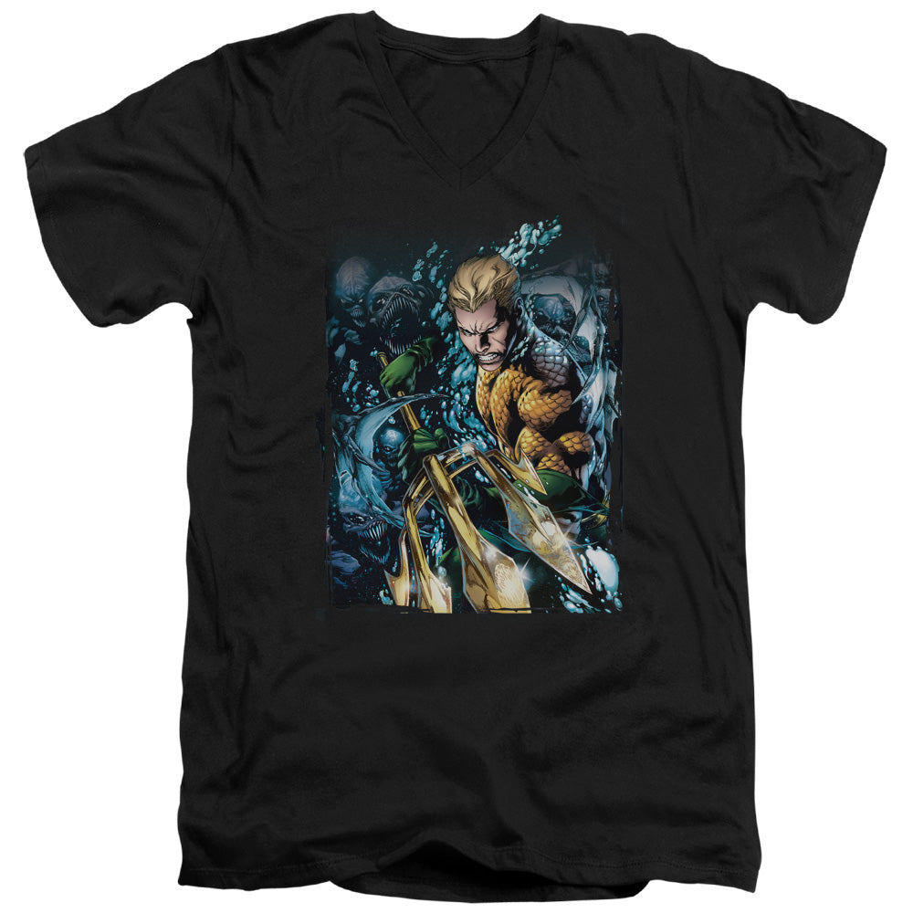 Justice League Aquaman #1 V-Neck T-Shirt