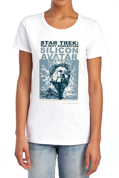 Star Trek Silicon Avatar Womens T-Shirt