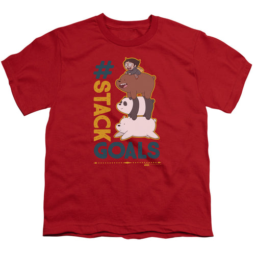 We Bare Bears Stack Goals Youth/Toddler T-Shirt