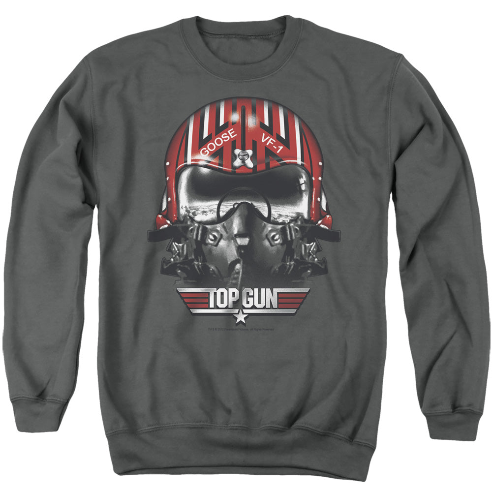 Top Gun Goose Helmet Crewneck Sweatshirt