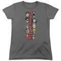 Green Lantern Stacked Justice Womens T-Shirt