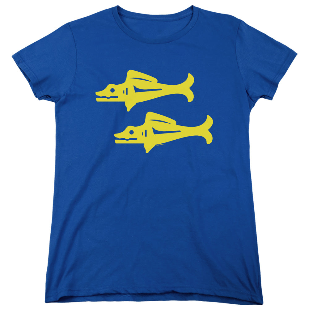 Legends of the Hidden Temple Blue Barracudas Womens T-Shirt