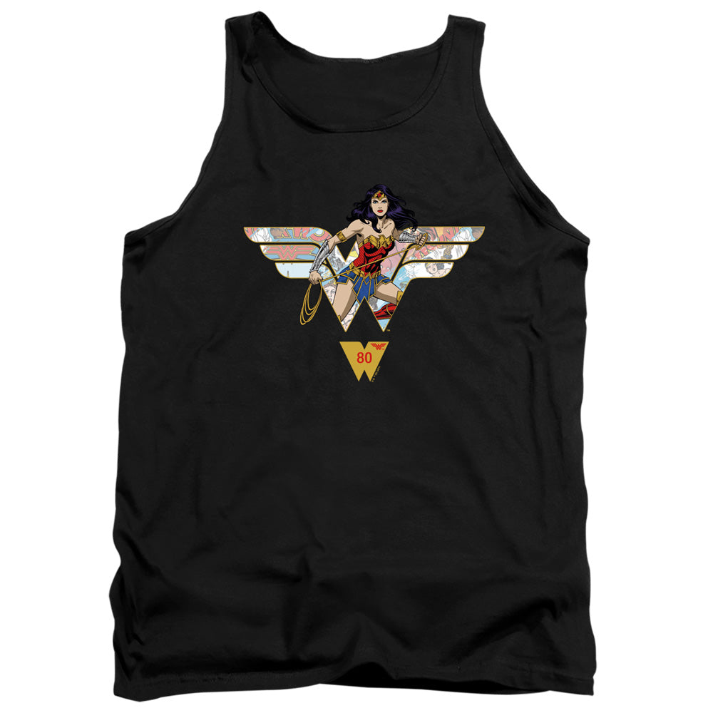 Wonder Woman WW 80th Collage Logo Tank Top