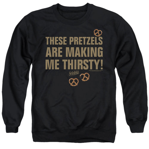 Seinfeld These Pretzels Are Making Me Thirsty Crewneck Sweatshirt