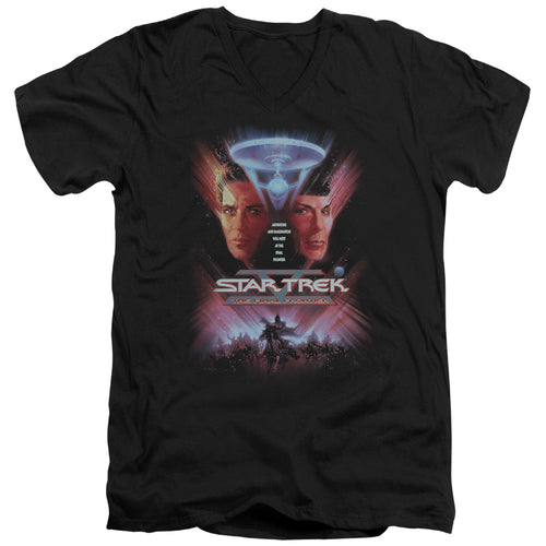 Star Trek The Final Frontier Poster V-Neck T-Shirt