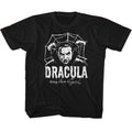 Bela Lugosi Creepy Web Monochrome Youth/Toddler T-Shirt