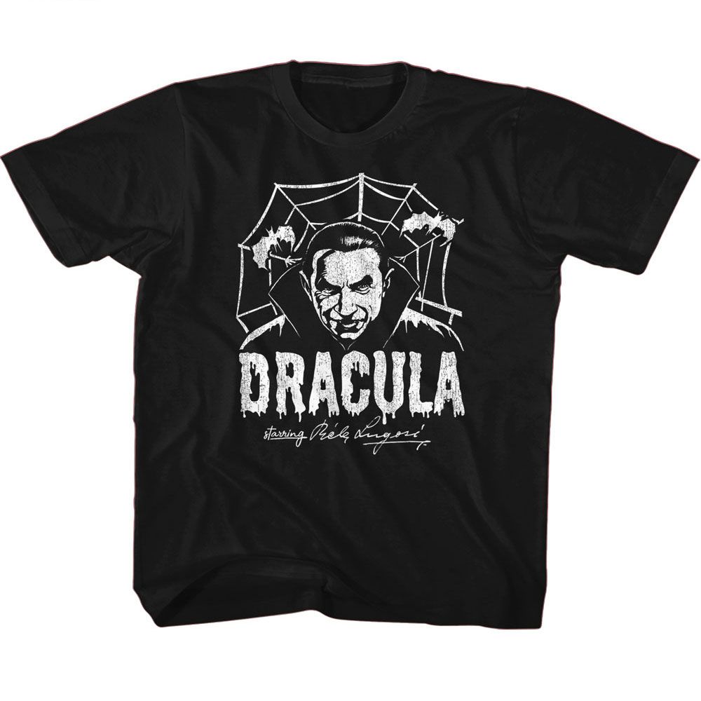 Bela Lugosi Creepy Web Monochrome Youth/Toddler T-Shirt