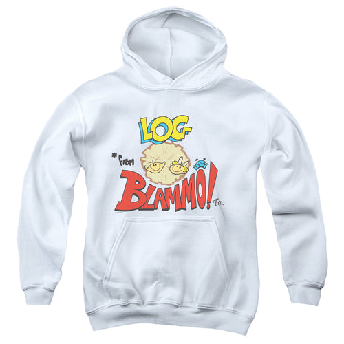 Ren and Stimpy Log from Blammo Youth Hoodie
