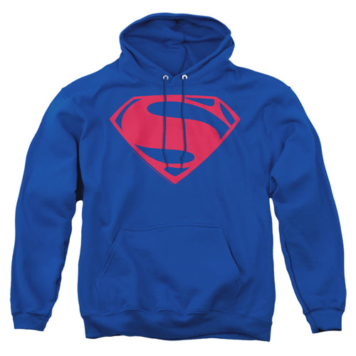 Justice League Superman Solid Color Pullover Hoodie