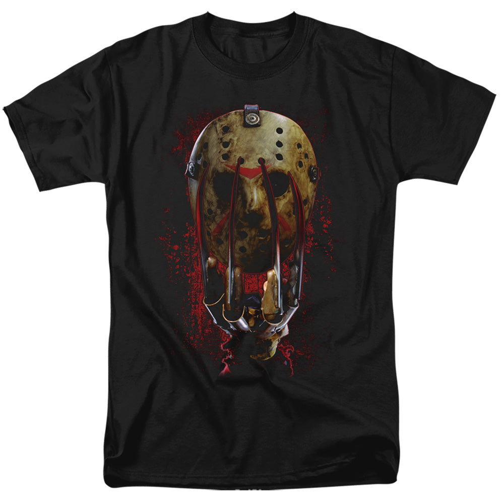 Freddy vs Jason Mask And Claws T-Shirt