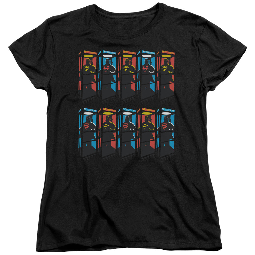 Superman Super Booths Womens T-Shirt