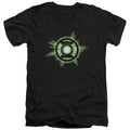 Green Lantern Green Glow V-Neck T-Shirt