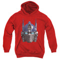 Transformers Optimus Prime Head Youth Hoodie