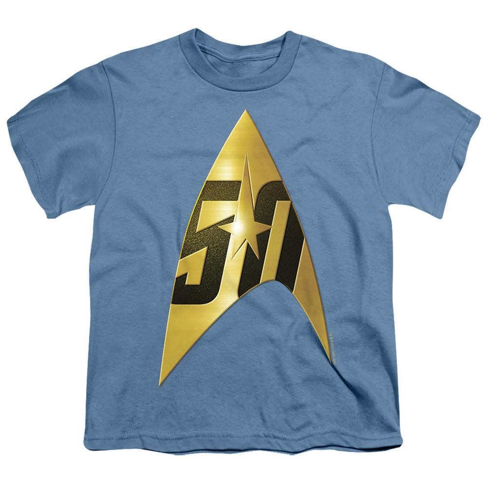 Star Trek 50th Anniversary Delta Carolina Blue Youth/Toddler T-Shirt