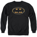 Batman Black & Gold Embossed Crewneck Sweatshirt