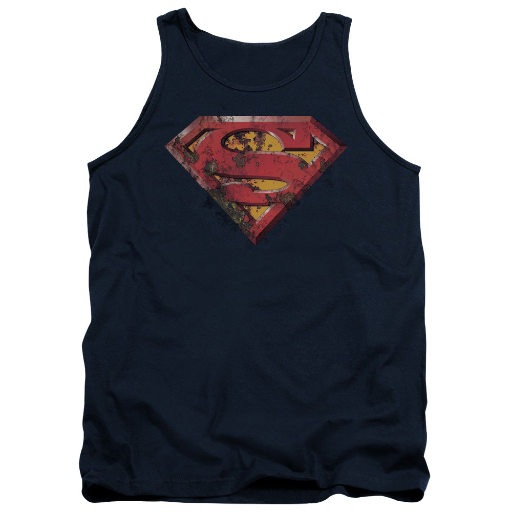 Superman Rusted Shield Tank Top