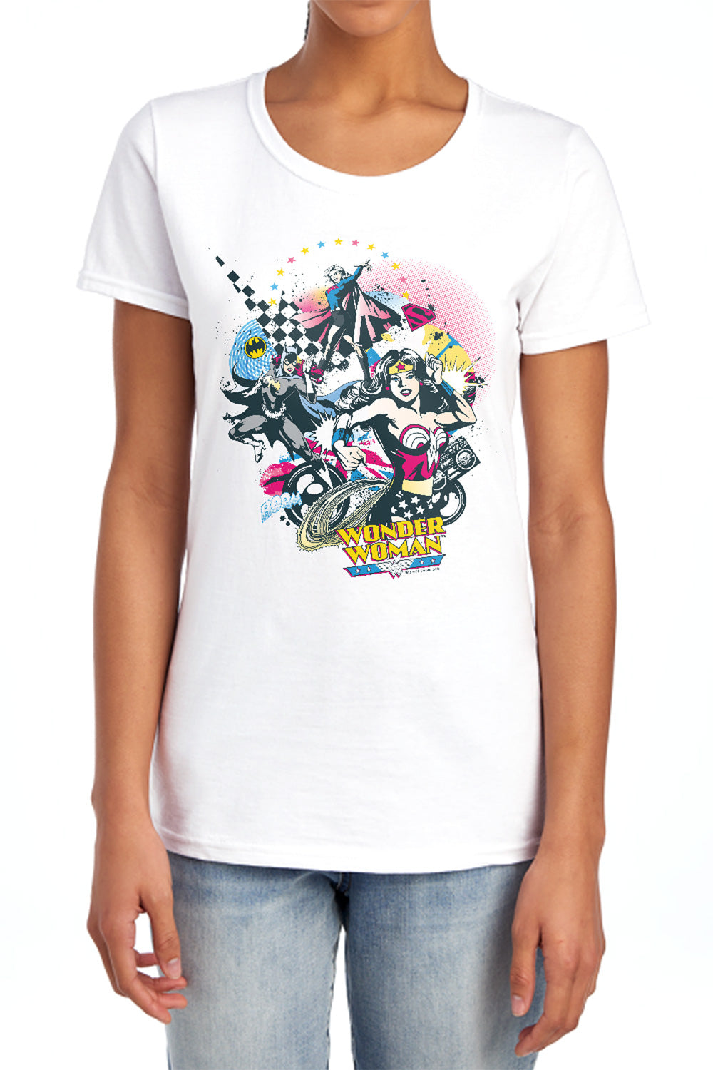 DC Comics Power Trio Womens T-Shirt