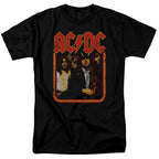 AC/DC Group Distressed T-Shirt