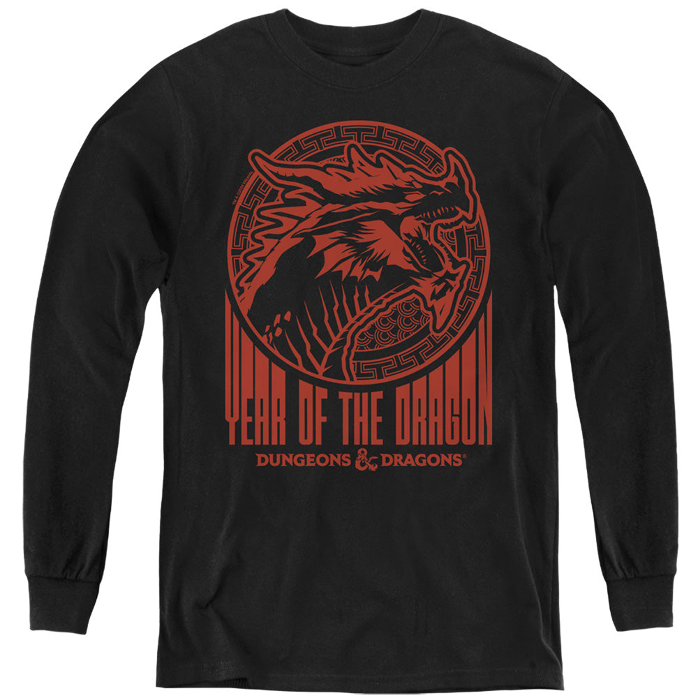 Dungeons & Dragons Year of the Dragon Street Red Youth Long Sleeve T-Shirt