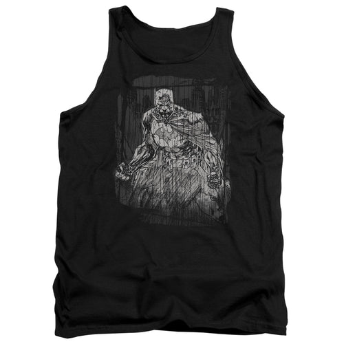 Batman Pencilled Rain Tank Top